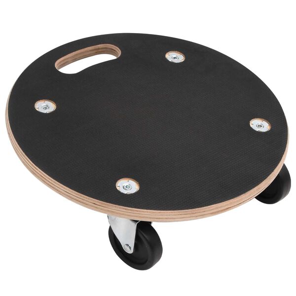 vidaXL Транспортна количка 6 pcs Сив Шперплат