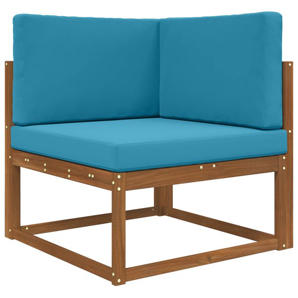 vidaXL Възглавница за диван на открито 3 pcs Кралско синьо Полиестер