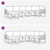 vidaXL Комплект дивани за открито 7 pcs Натурален и Бежов