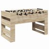 vidaXL Маса за фуутбол Сонома дъб 146,5 x 74 x 85 см