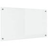 vidaXL Кухненски гръб Прозрачен 90 x 50 cm закалено стъкло