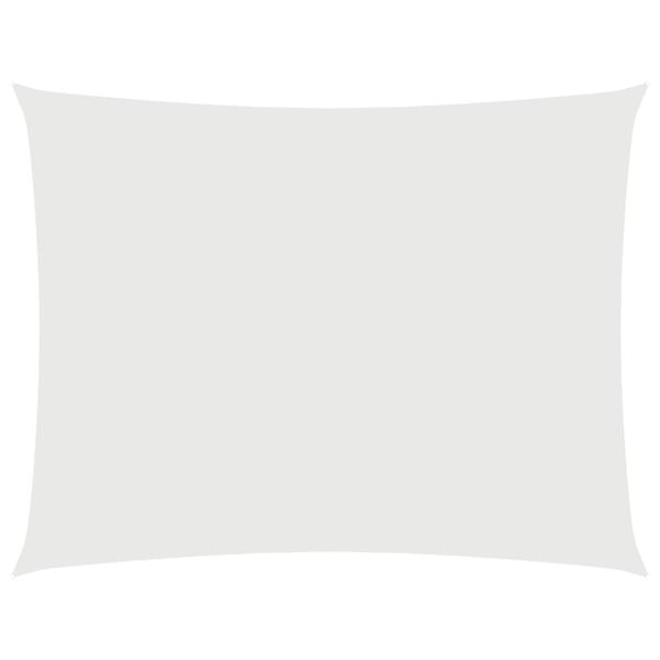 vidaXL Платно-сенник, Оксфорд текстил, правоъгълно, 3,5x4,5 м, бяло