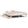 vidaXL Рамка за легло, с чекмеджета, без матрак, 200x200 см