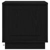 vidaXL Нощен шкаф 2 pcs Черно 44 x 34,5 x 45 см Инженерно дърво