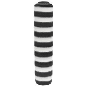 vidaXL Засенчваща мрежа антрацит и бяло 1,2x25 м HDPE 75 г/м&sup2;