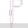 vidaXL Флаг на Испания и стълб 5,5 м алуминий