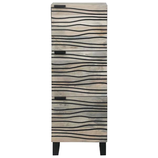 vidaXL Шкафове и стелажи за съхранение на медии Бял и черен