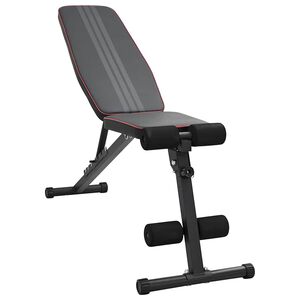 vidaXL Тежестна пейка Черно 131 x 41 x 110 см