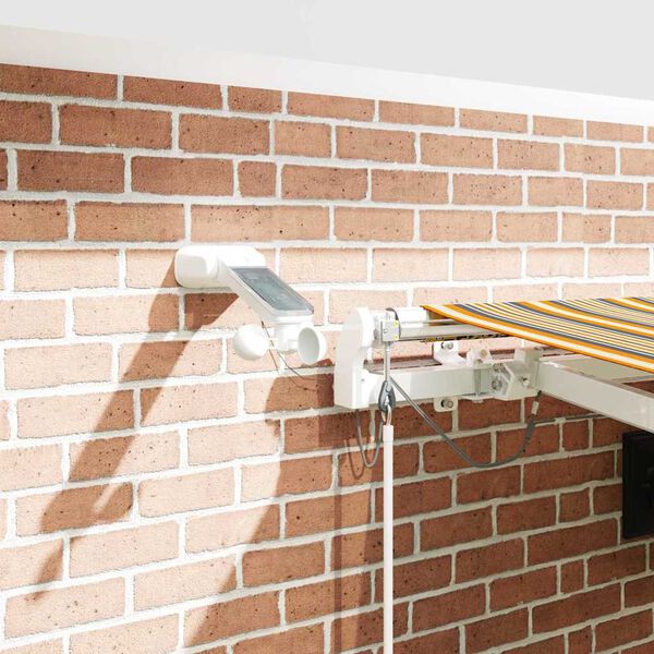 vidaXL Сгъваем навес Многоцветен 450 &times; 300 cm Полиестер и метал