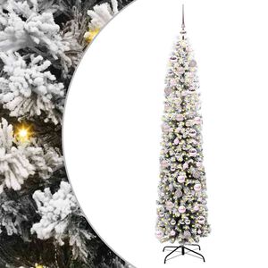 vidaXL С изкуствено коледно дърво с 300 LED светодиода Зелен 180 cm