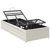 vidaXL Електрическа регулируема рамка за легло Бяло 200 x 90 x 33,5 см