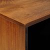 vidaXL Служебен шкаф Орех 80 x 33 x 75 см Солидно мангово дърво