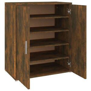 vidaXL Шкафове за обувки 60 x 35 x 70 cm Опушен дъб