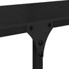 vidaXL Рафт за книги Черен дъб 100 x 32 x 170 см Инженерно дърво