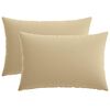 vidaXL Калъфка за възглавница 2 pcs HEERLEN Бежово 50 x 75 cm
