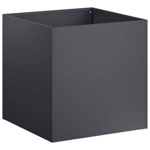 vidaXL Градинска саксия Антрацит 20 x 20 x 20 см
