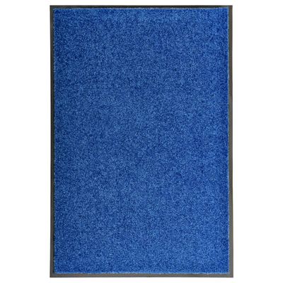 vidaXL Перима изтривалка, синя, 60x90 см