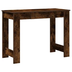 vidaXL Бюро, опушен дъб, 100x45x75 см, инженерно дърво