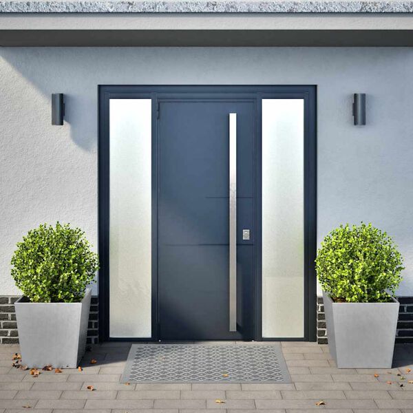 vidaXL Градински кашпи, 2 бр, 50x50x50 см, поцинкована стомана