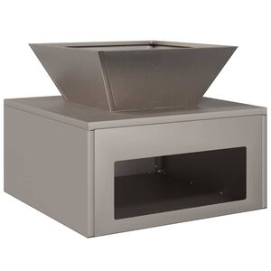 vidaXL Огнище Ръждясало 50 x 50 x 40 cm Патинираща стомана