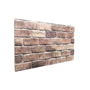 vidaXL Стенни панели 10 бр. 100 x 50 cm Кафяв и сив EPS пяна