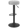 vidaXL Бар табуретки, 2 бр, сиви, кадифе
