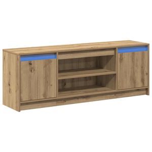 vidaXL ТВ Единици Кафяво 139,5 x 34 x 50 см Инженерно дърво