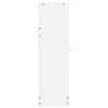 vidaXL Бял дървен шкаф за обувки с 2 отделения