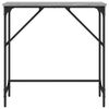 vidaXL Конзолна маса, сив сонома, 75x32x75 см, инженерно дърво