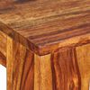 vidaXL Пейка, акациева дървесина масив, 110х35х45 см