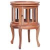 vidaXL Шкаф с витрина, естествен цвят, 50x50x76 см, махагон масив
