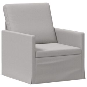 vidaXL Единичен диван Облачно сиво 70 x 81 x 82 см Текстил