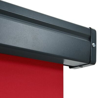 vidaXL Вертикална тента за балкон, 165x250 см, червена
