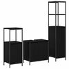 vidaXL Комплект мебели за баня 3 бр. Черния дъб 36 x 35 x 165 см
