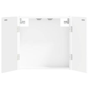 vidaXL Кабинет за дартборд ALKMAAR Бяло 52,5 x 10,5 x 53,5 см