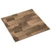 vidaXL Подов килим 20 бр. Кафяво 50 x 50 cm ПП