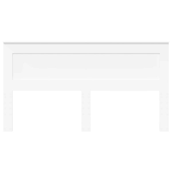 vidaXL Облегалка за глава с таблото Бяло 180 cm Инженерно дърво