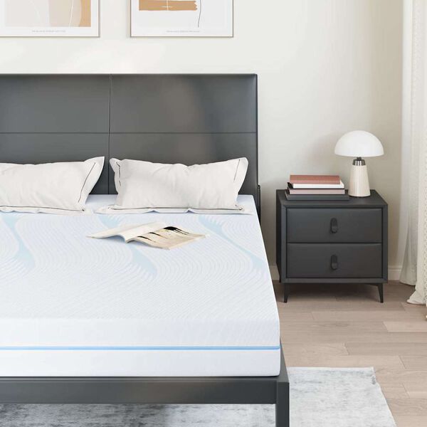 vidaXL Матрак Бяло 160 x 200 cm Жакардова материя