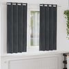 vidaXL Затъмняващи завеси 2 pcs Светлосиво 140 x 175 cm Кадифе