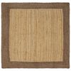vidaXL Килим за площ Сиво 120 x 120 cm юта