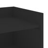 vidaXL Сайдборд, черен, 73,5x35x75 см, инженерно дърво