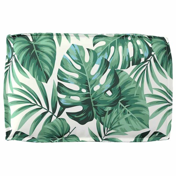 vidaXL Възглавница за палетна облегалка На листа 60 x 40 x 12 cm