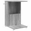 vidaXL Странична маса Сив Сонома 40 x 35 x 60 см Инженерна дървесина