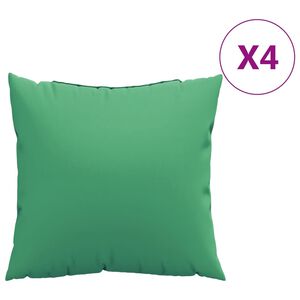vidaXL Възглавници за диван 4 бр зелен 60x60 см текстил