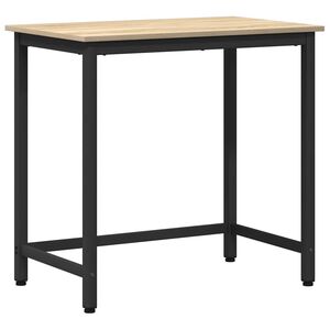 vidaXL Маса Сонома дъб 100 x 50 x 76,5 см