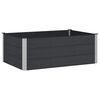vidaXL Градинска повдигната леха Черно 150 x 100 x 54 cm