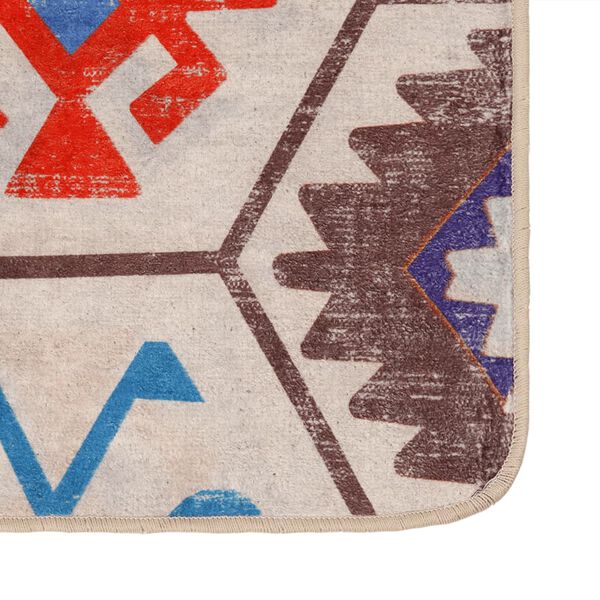 vidaXL Перящ се килим многоцветен 120x180 см