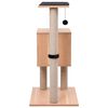 vidaXL Котешко дърво със сизалени стълбове, подложка, 82 см