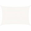 vidaXL Платно-сенник, 160 г/м&sup2;, бяло, 5x7 м, HDPE
