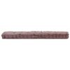 vidaXL Палетна възглавница за под, памук, 120x40x7 см, таупе